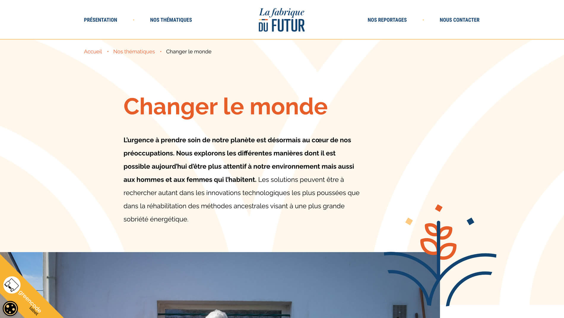 Aperçu du site fabrique-futur.fr en version ordinateur